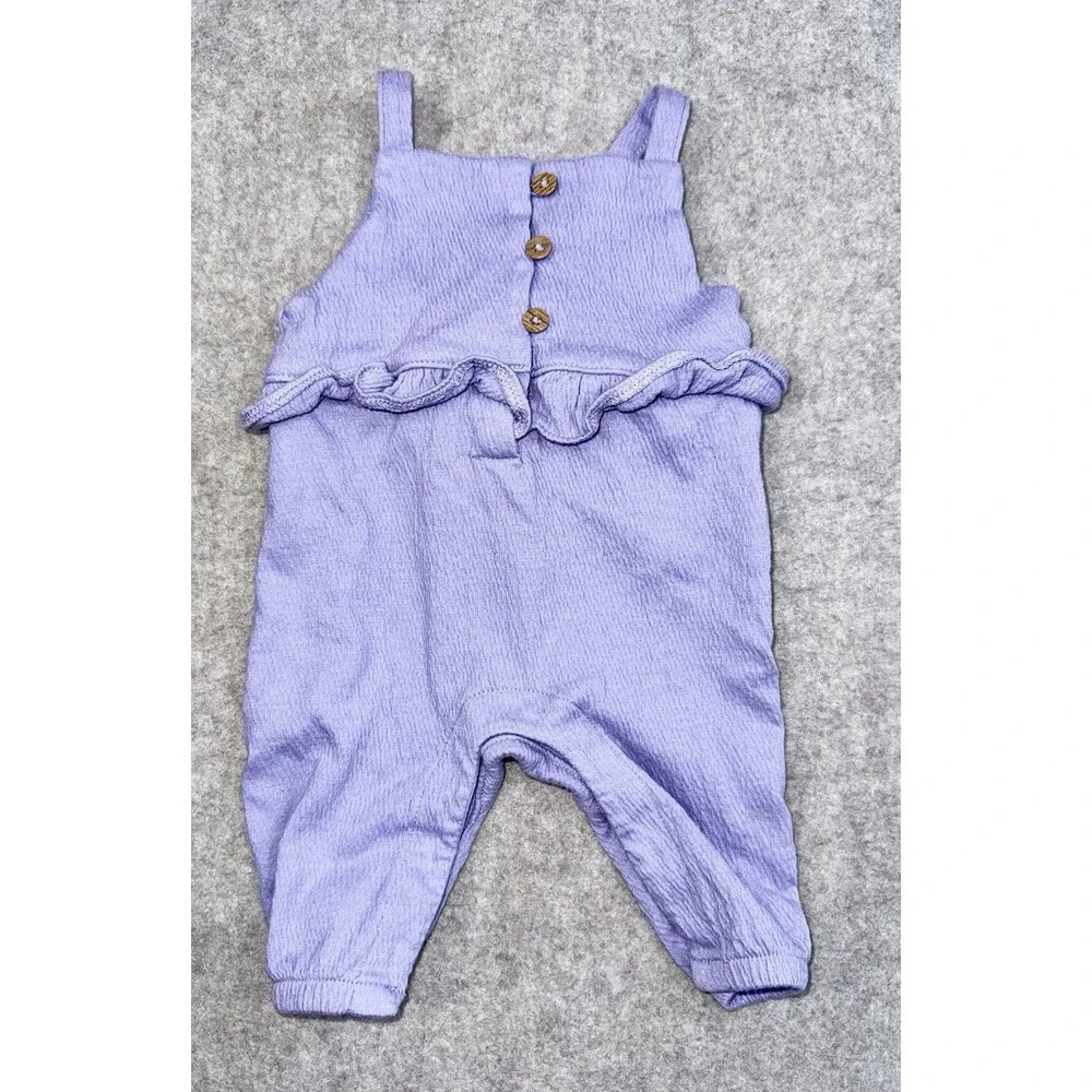 Carters Baby Girl Newborn Purple One Piece Outfit Snaps